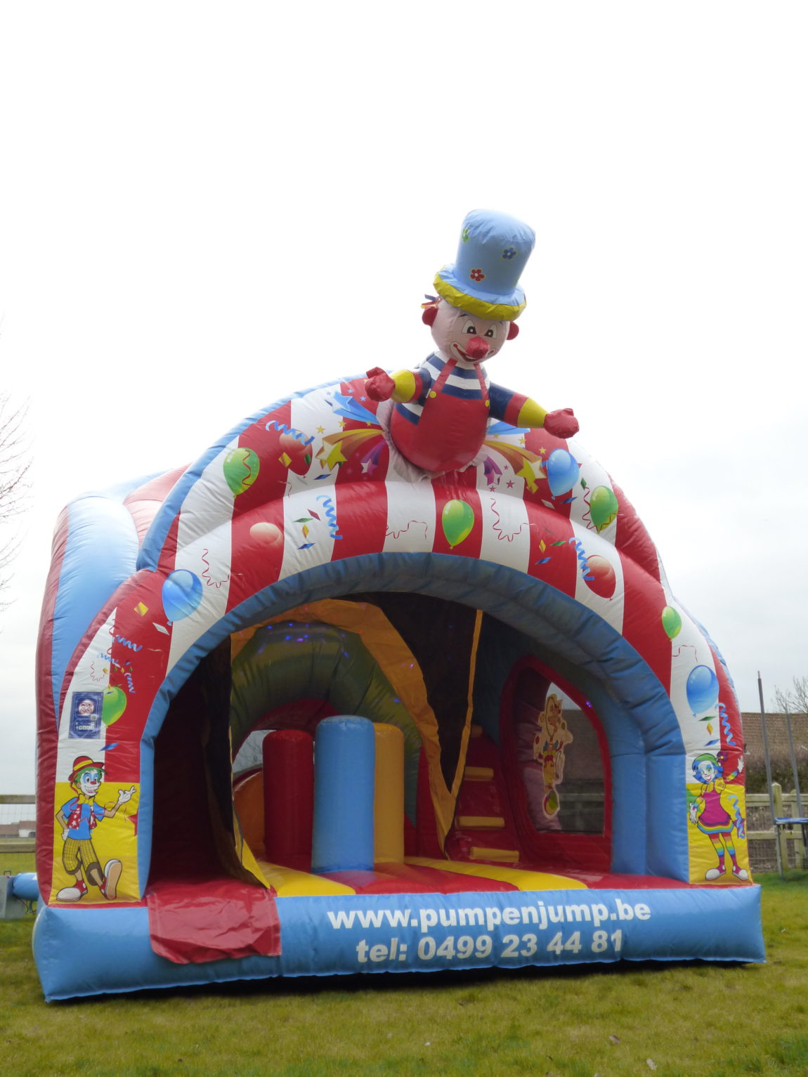 Clown springkasteel
