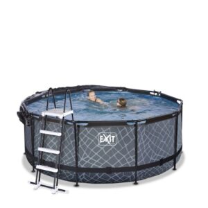 exit-stone-zwembad-o360x122cm-met-overkapping-en-zandfilter-en-warmtepomp-grijs6